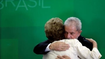 Lula Da Silva junto a Dilma Roussef