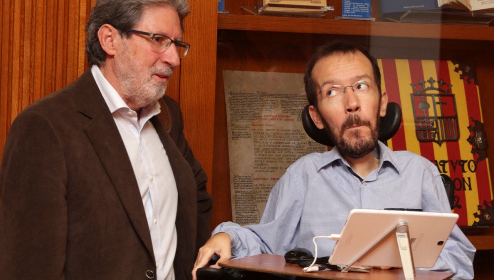Adolfo Barrena y Pablo Echenique