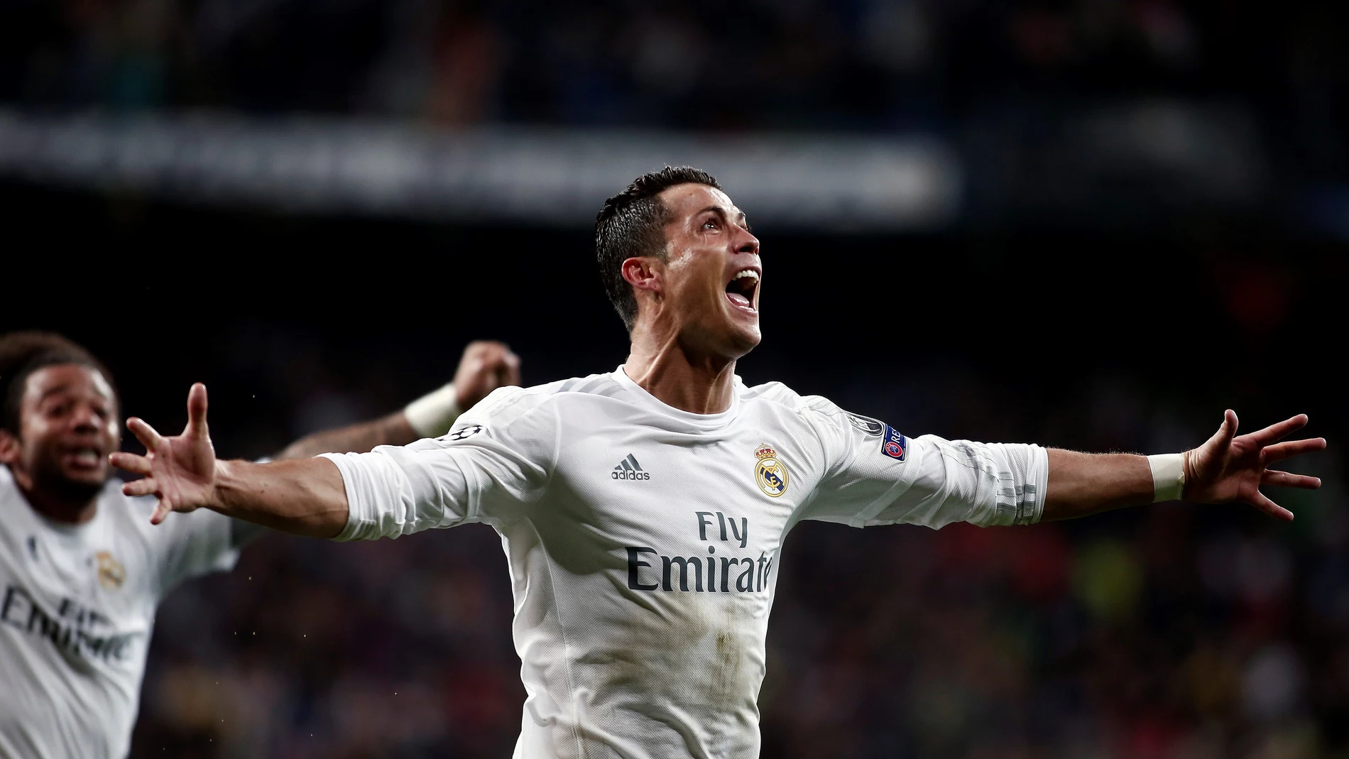 Cristiano Ronaldo celebrando un gol Cristiano Ronaldo celebrando un gol
