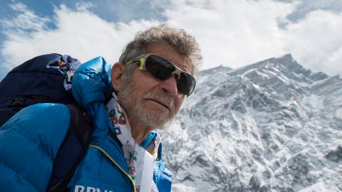 El alpinista Carlos Soria