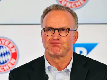 Rummenigge durante un acto con el Bayern de Múnich Rummenigge durante un acto con el Bayern de Múnich