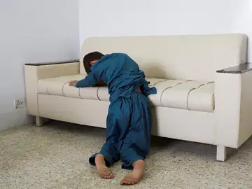 Uno de los "niños solares" Uno de los "niños solares"