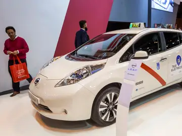 Uno de los nuevos taxis presentados Uno de los nuevos taxis presentados