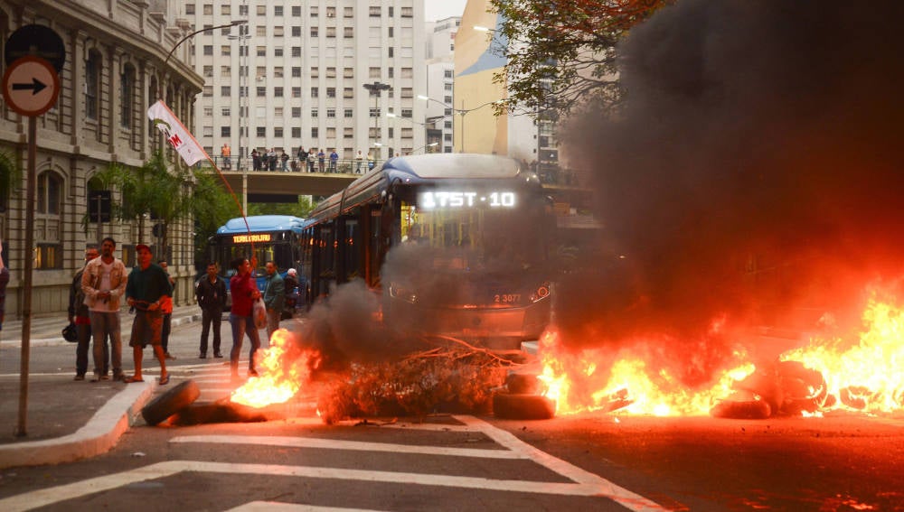 Protestas en Brasil
