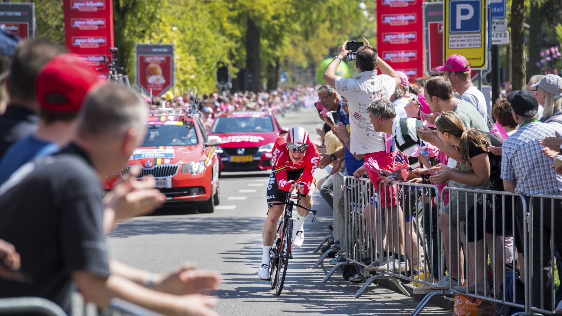Greipel a su llegada a meta
