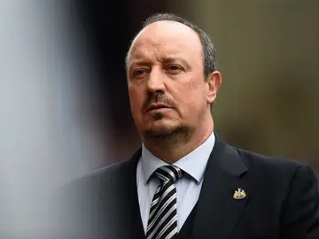 Rafa Benítez, cabizbajo Rafa Benítez, cabizbajo