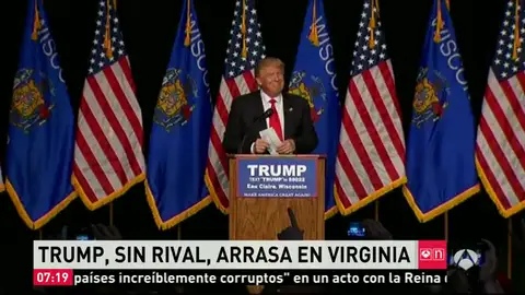 Frame 20.237639 de: Sanders se apunta otra victoria frente a Clinton y Trump gana sin rivales Frame 20.237639 de: Sanders se apunta otra victoria frente a Clinton y Trump gana sin rivales