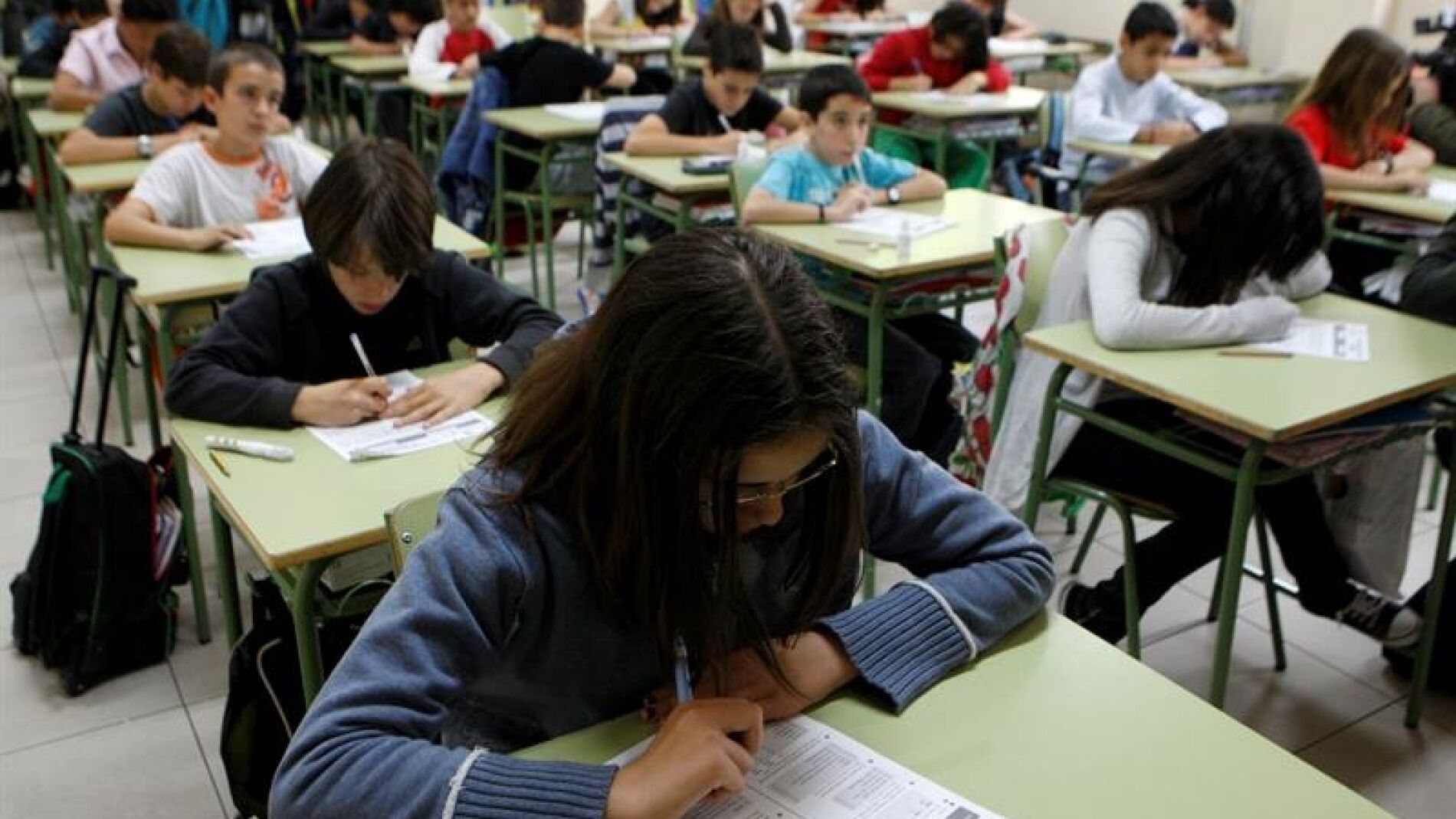 Alumnos en un aula