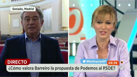 Frame 24.336432 de: Barreiro (PP): "Podemos se ha comido a IU y, en el segunto plato, trata de comerse al PSOE"