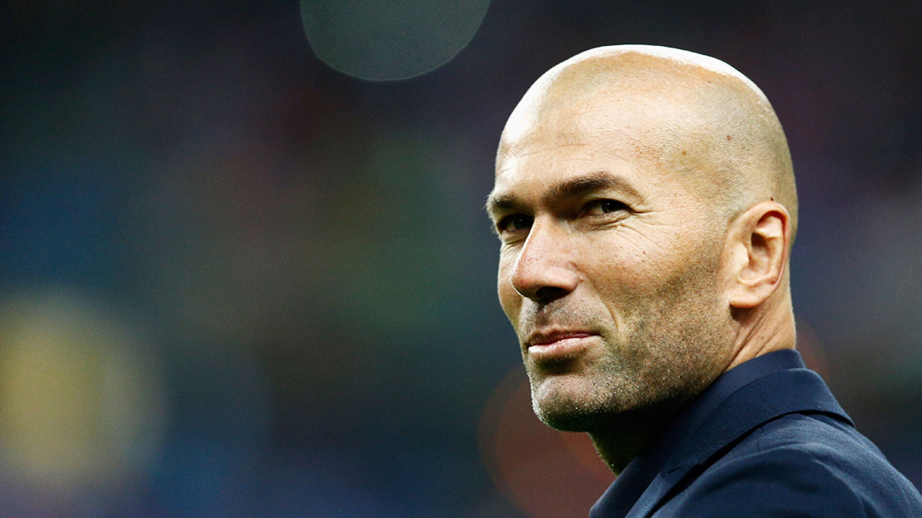 Zinedine Zidane, entrenador del Atl&eacute;tico de Madrid