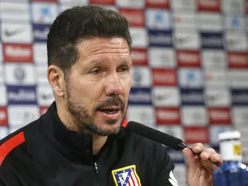 Diego Simeone, en rueda de prensa Diego Simeone, en rueda de prensa