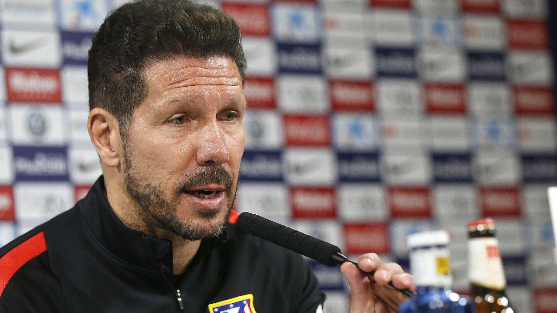 Diego Simeone, en rueda de prensa