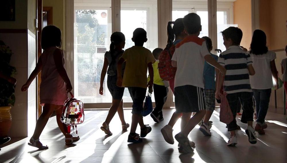 Un grupo de niños