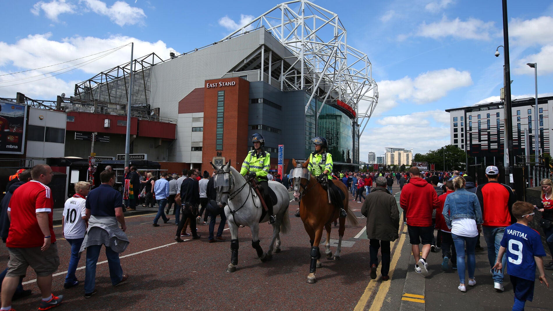Exteriores de Old Trafford