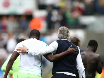 Pellegrini se marcha con Touré Pellegrini se marcha con Touré