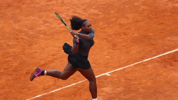 Serena Williams durante la final de torneo de Roma