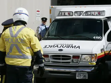 Una ambulancia de Canadá Una ambulancia de Canadá