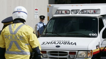 Una ambulancia de Canadá