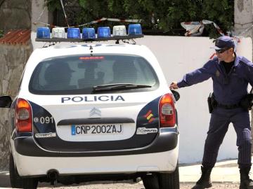 Un coche de la Policía Nacional