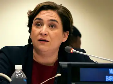 Ada Colau en la ONU Ada Colau en la ONU