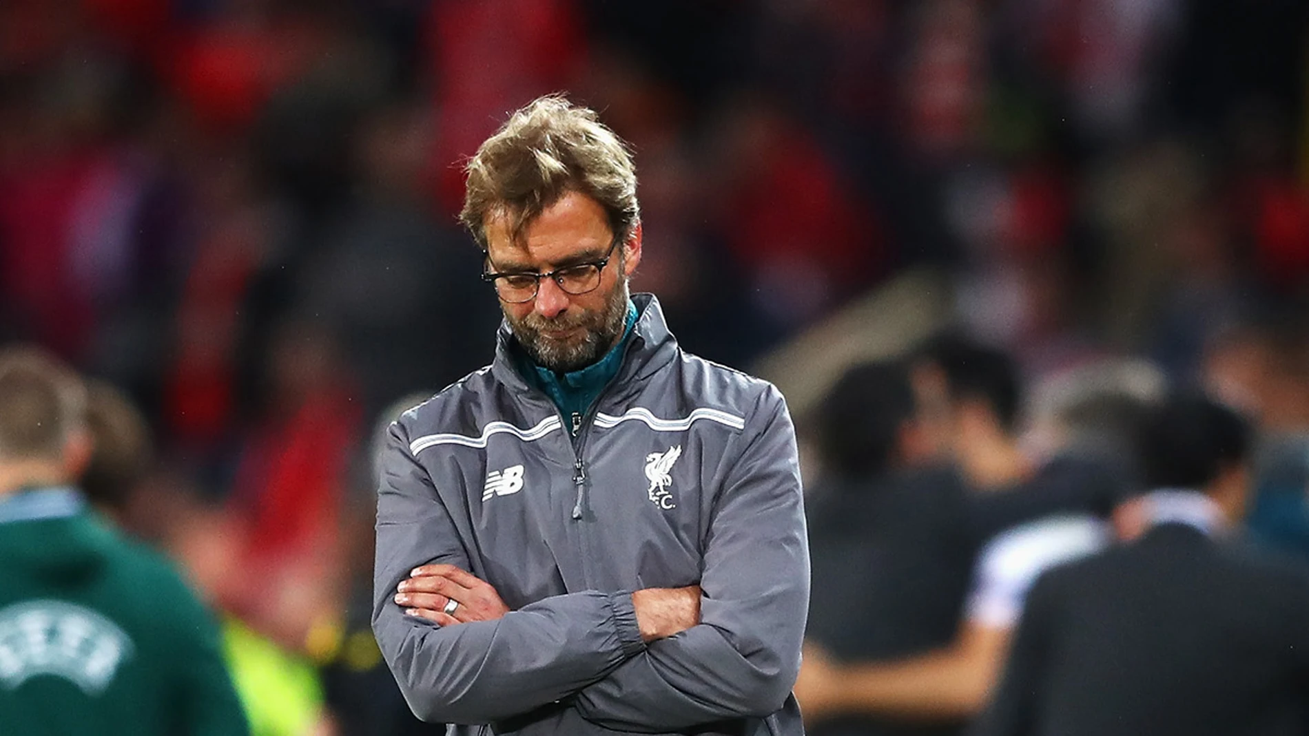 Jurgen Klopp durante la final de la Europa League Jurgen Klopp durante la final de la Europa League