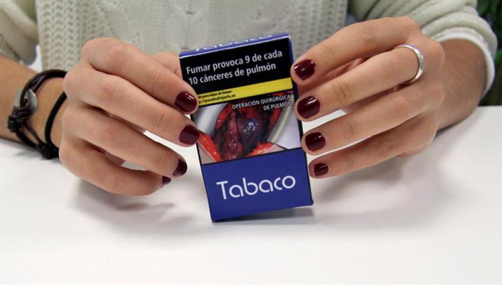 Nuevo mensaje en las cajetillas de tabaco