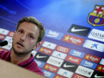 Rakitic, en rueda de prensa