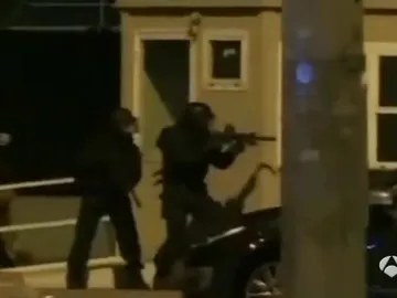 Simulacro de atentado suicida en San Siro Simulacro de atentado suicida en San Siro