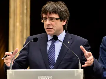 El presidente de la Generalitat de Catalunya, Carles Puigdemont El presidente de la Generalitat de Catalunya, Carles Puigdemont