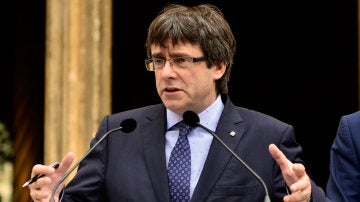 El presidente de la Generalitat de Catalunya, Carles Puigdemont