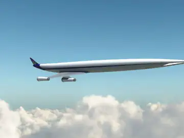 Simulación de un avión hipersónico. Simulación de un avión hipersónico.
