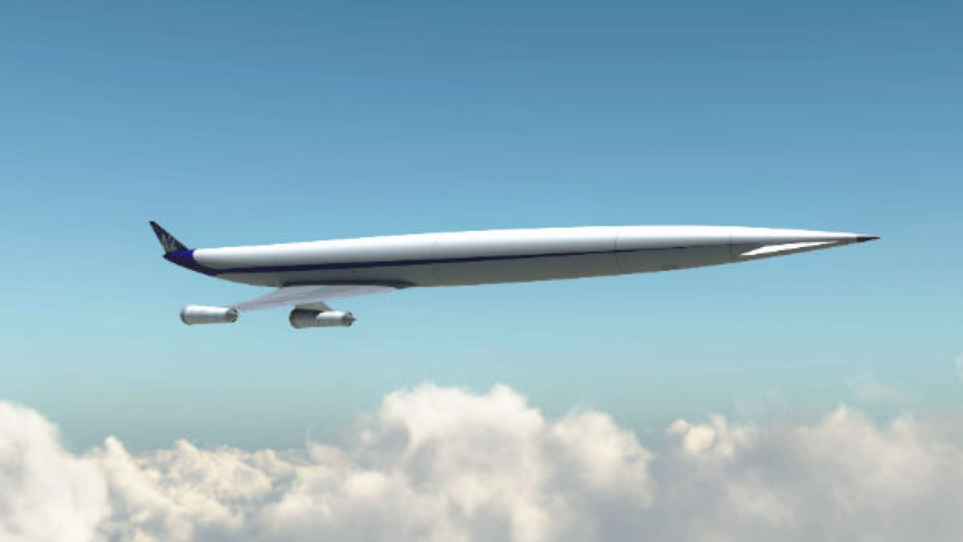 Simulaci&oacute;n de un avi&oacute;n hipers&oacute;nico.