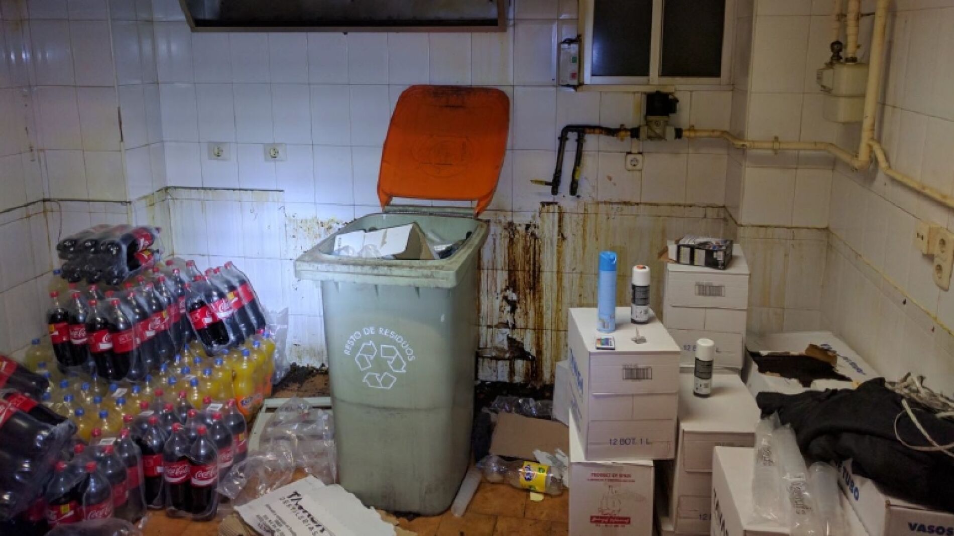 Fiesta ilegal en Madrid