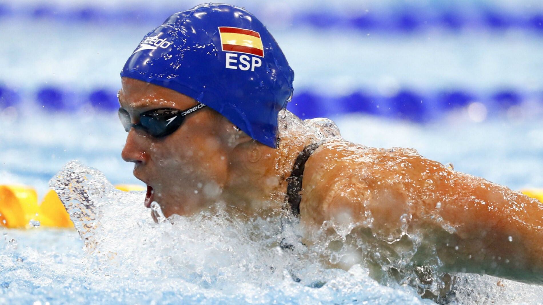 Mireia Belmonte, en los Europeos de Londres