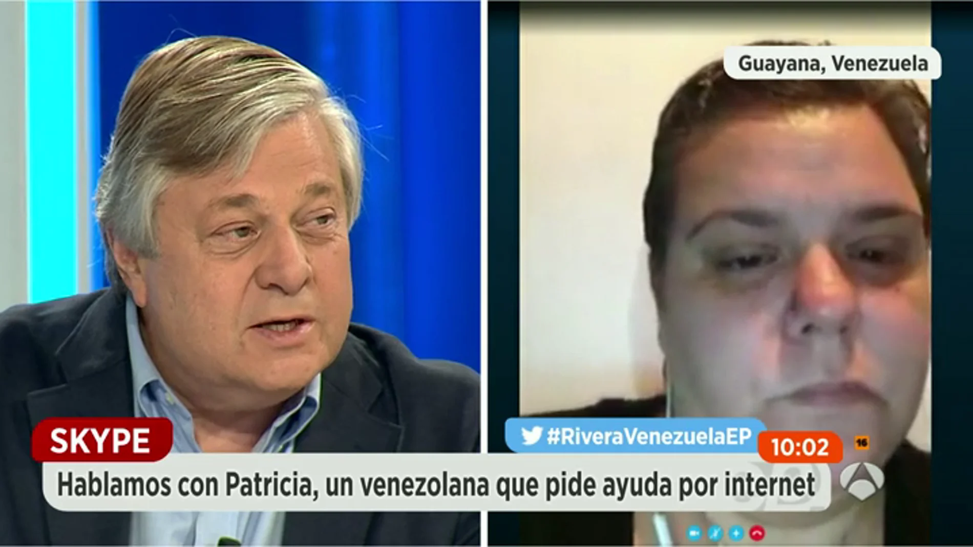 Frame 425.676725 de: Patricia denuncia la dramática situación de Venezuela