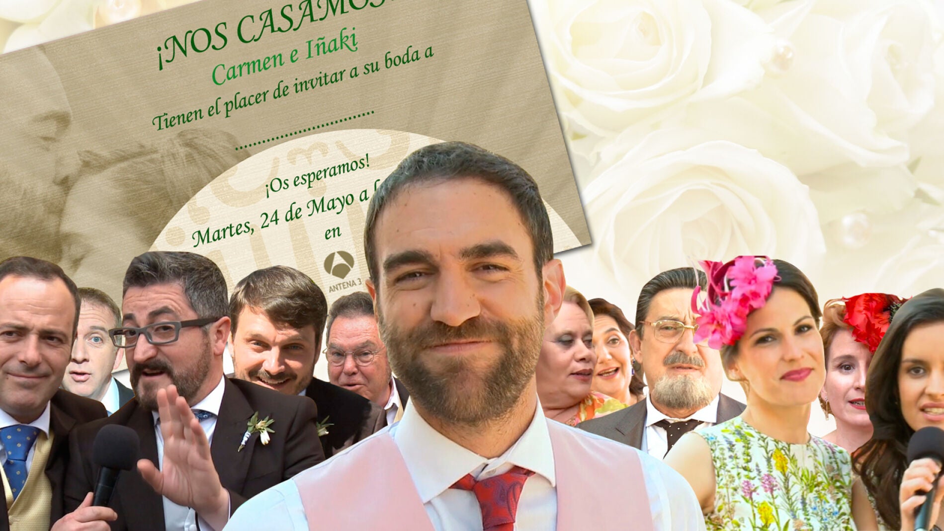 Los actores de 'All&iacute; Abajo' te invitan a la boda del a&ntilde;o