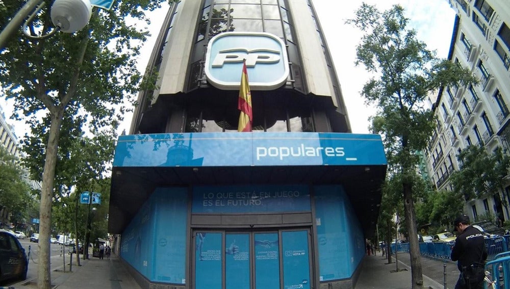 Imagen de archivo de la sede del PP
