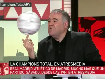 Ferreras, a lo Globetrotter con la Champions Total Ferreras, a lo Globetrotter con la Champions Total