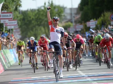 Roger Kluge celebra su victoria Roger Kluge celebra su victoria