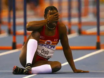 La atleta Josephine Onyia La atleta Josephine Onyia