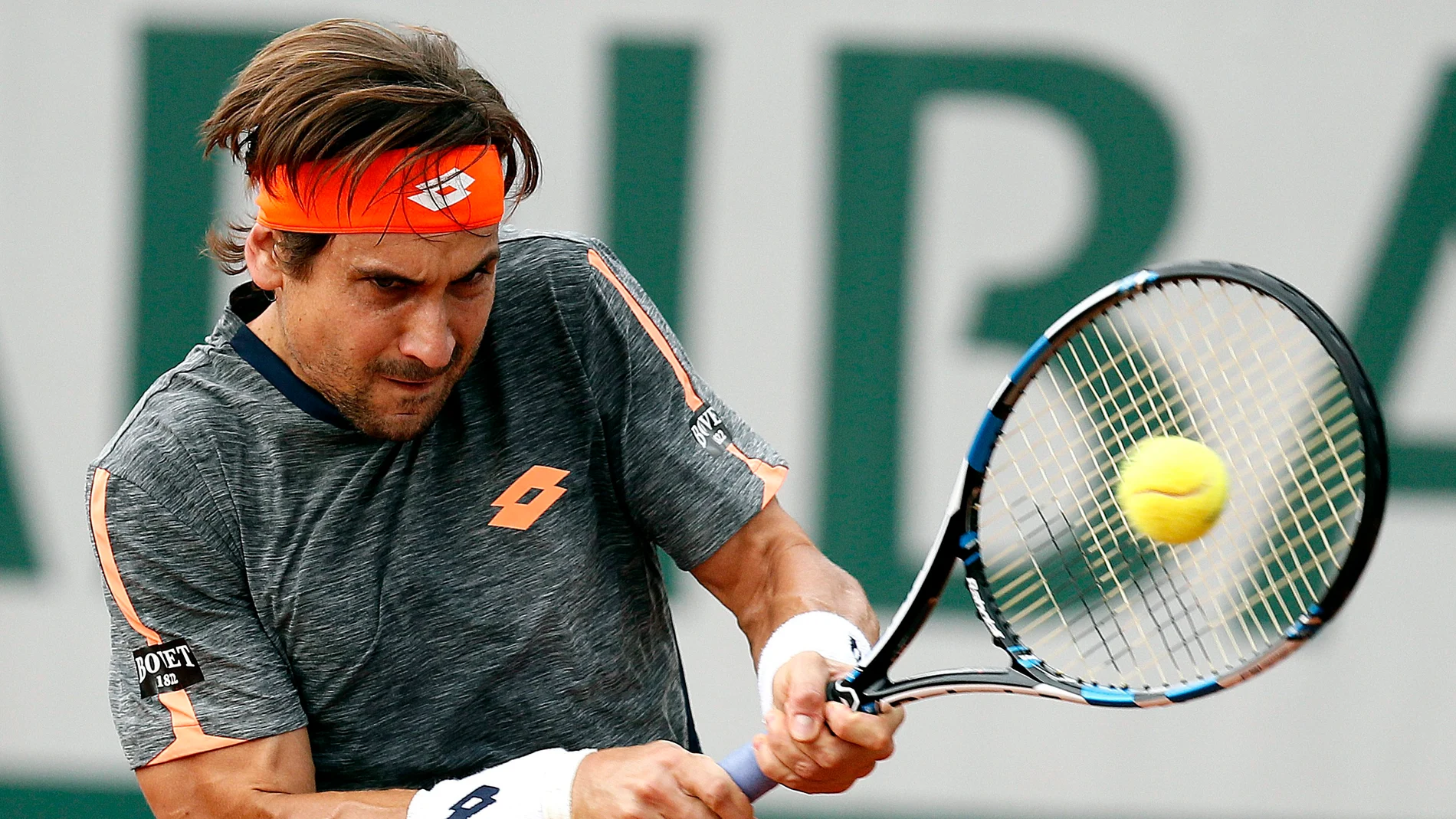 David Ferrer en Roland Garros David Ferrer en Roland Garros