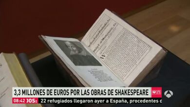 Venden la primera antología de Shakespeare por 3 millones de euros