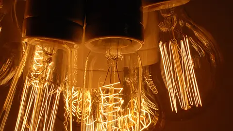 Imagen de unas bombillas Imagen de unas bombillas