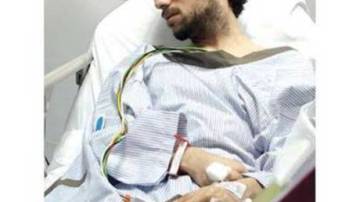 El doctor Muhannad Al Zabn, ingresado tras el disparo.