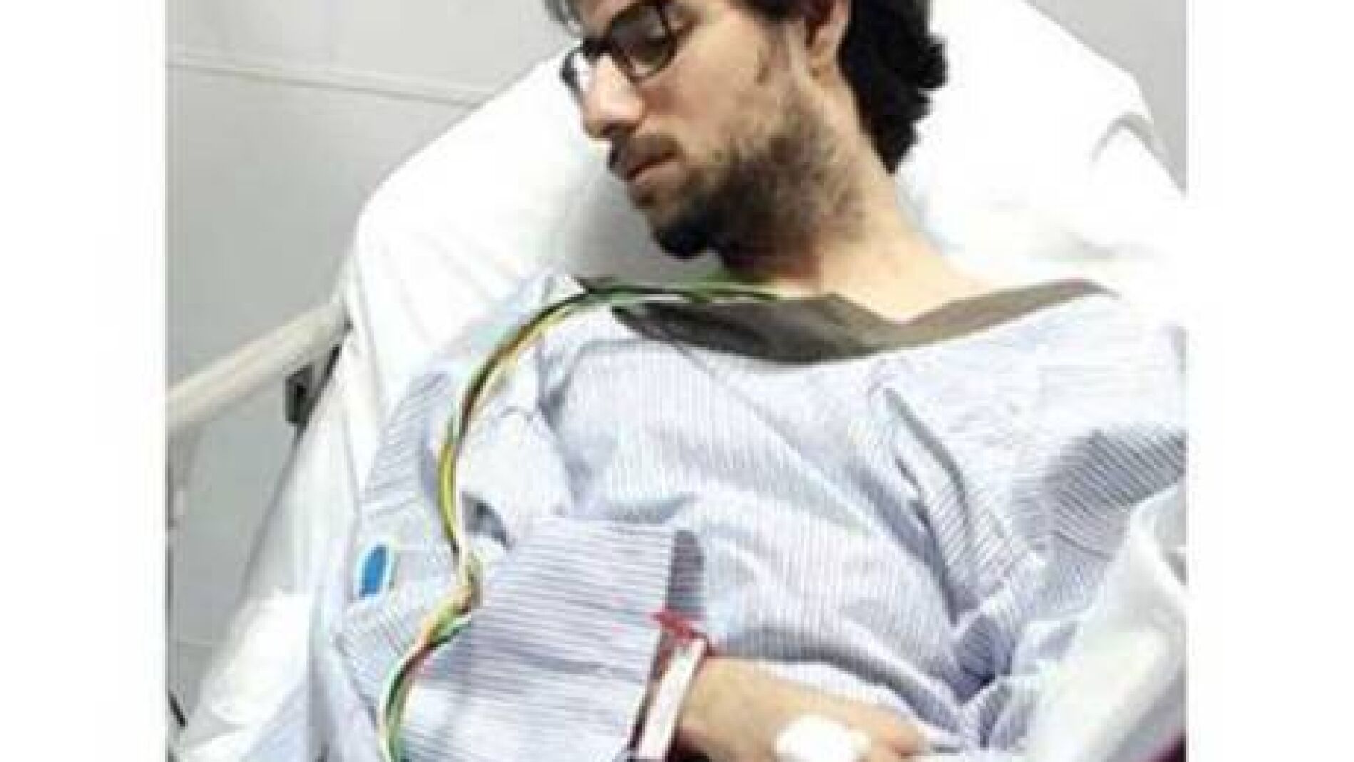 El doctor Muhannad Al Zabn, ingresado tras el disparo.