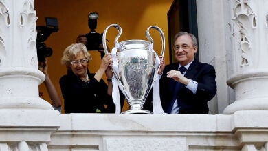 Florentino dedica la Champions a las víctimas de Irak: 