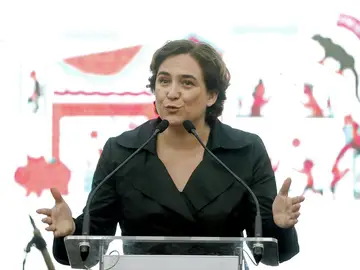 La alcaldesa de Barcelona Ada Colau La alcaldesa de Barcelona Ada Colau