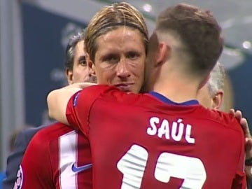 Fernando Torres llora en San Siro tras perder la final