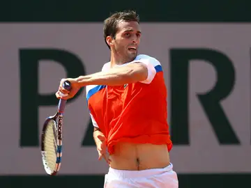 Albert Ramos, en acción en Roland Garros Albert Ramos, en acción en Roland Garros