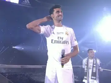 Arbeloa, en la fiesta del Bernabéu Arbeloa, en la fiesta del Bernabéu
